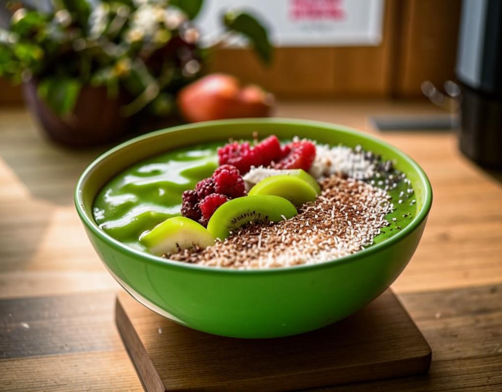 Groene smoothie bowl